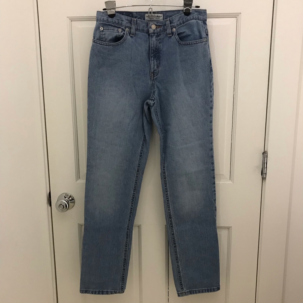 LONDON JEAN Original Classic Straight Leg 100% Cotton Jeans Size 8